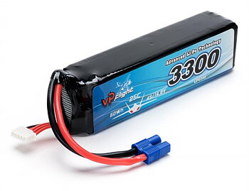 VAPEX Li-Po Batteri 4S 14.8V 3300mAh 25C EC3-Kontakt