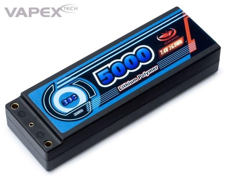 LiPo 2S 5000 mAh 30C Hardcase Redragon - 4