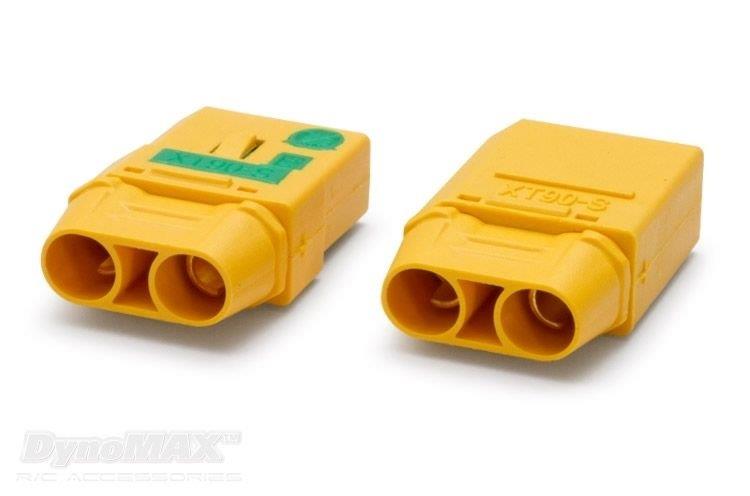 Guldpläterad kontakt XT90 Anti-spark / Par - 4