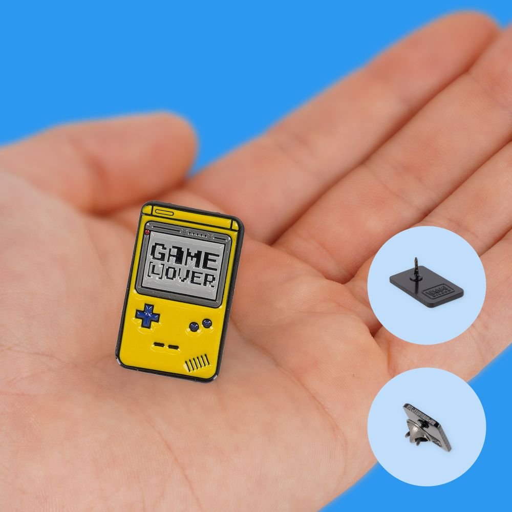 Pin your style! Enamel metal pin (knappenål), Game Lover - 3