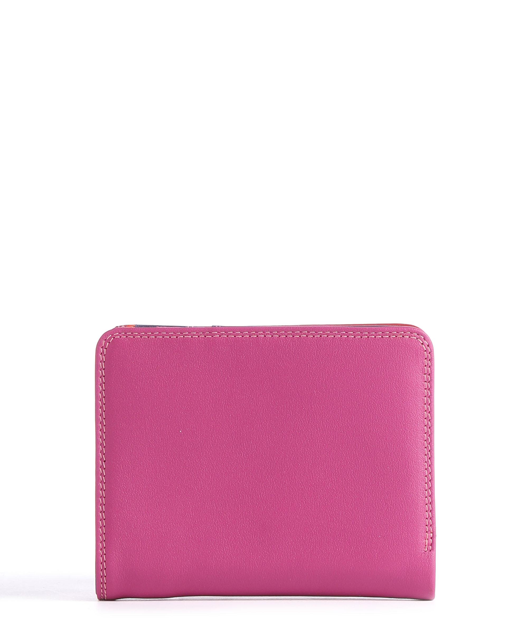 Medium Wallet  Zip around purse, 10x 17x9 cm- Sangria Multi - 3