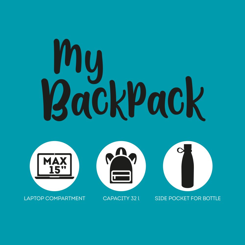My Backpack, Black, rygsæk - 3