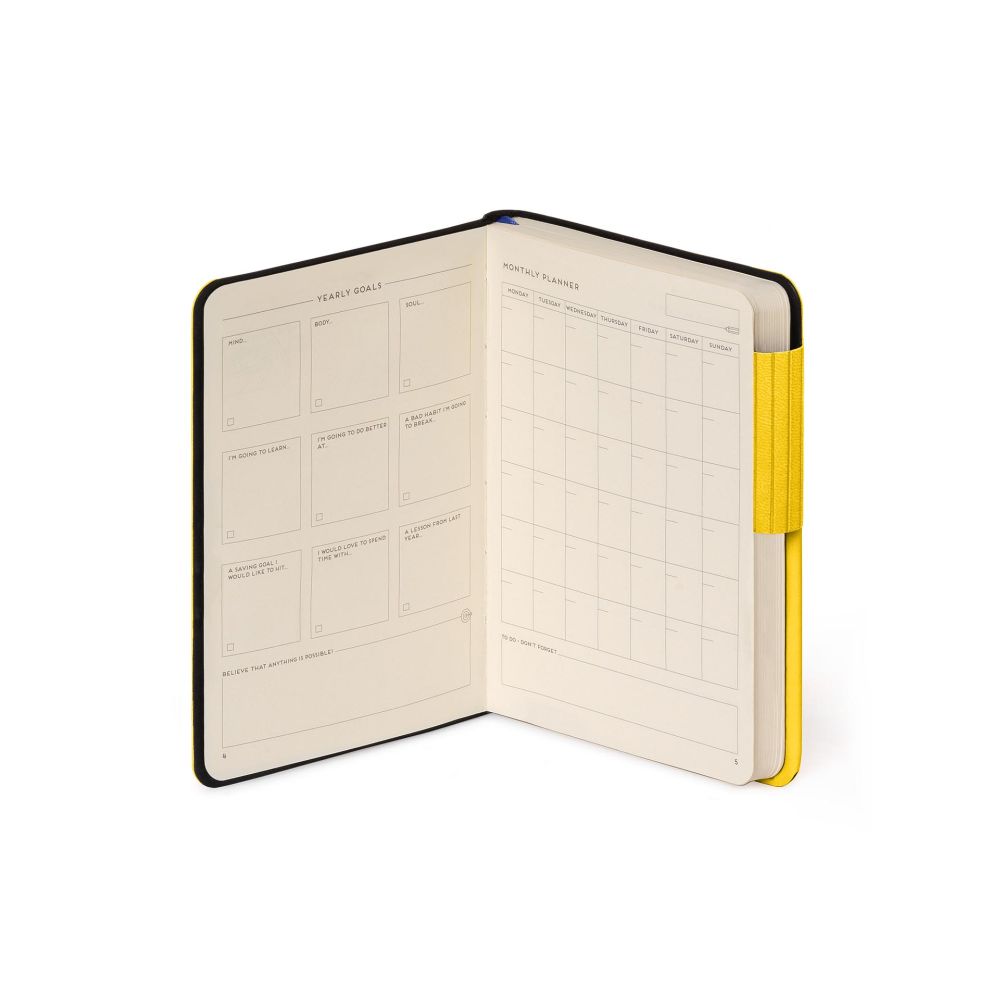 Anteckningsbok, My Notebook, Small, Blank,  Yellow Fresia (MYNOT0211) - 3