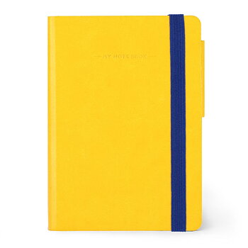 Anteckningsbok, My Notebook, Small, Blank,  Yellow Fresia (MYNOT0211)