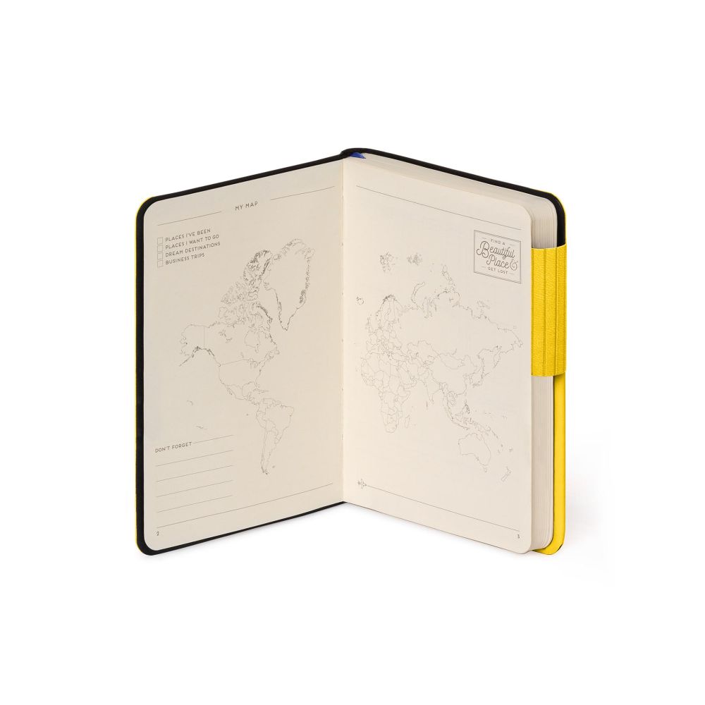 Anteckningsbok, My Notebook, Small, Blank,  Yellow Fresia (MYNOT0211) - 2
