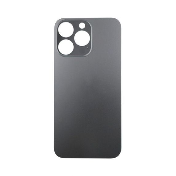 iPhone 13 Pro Max Baksida Glas med tejp - Svart
