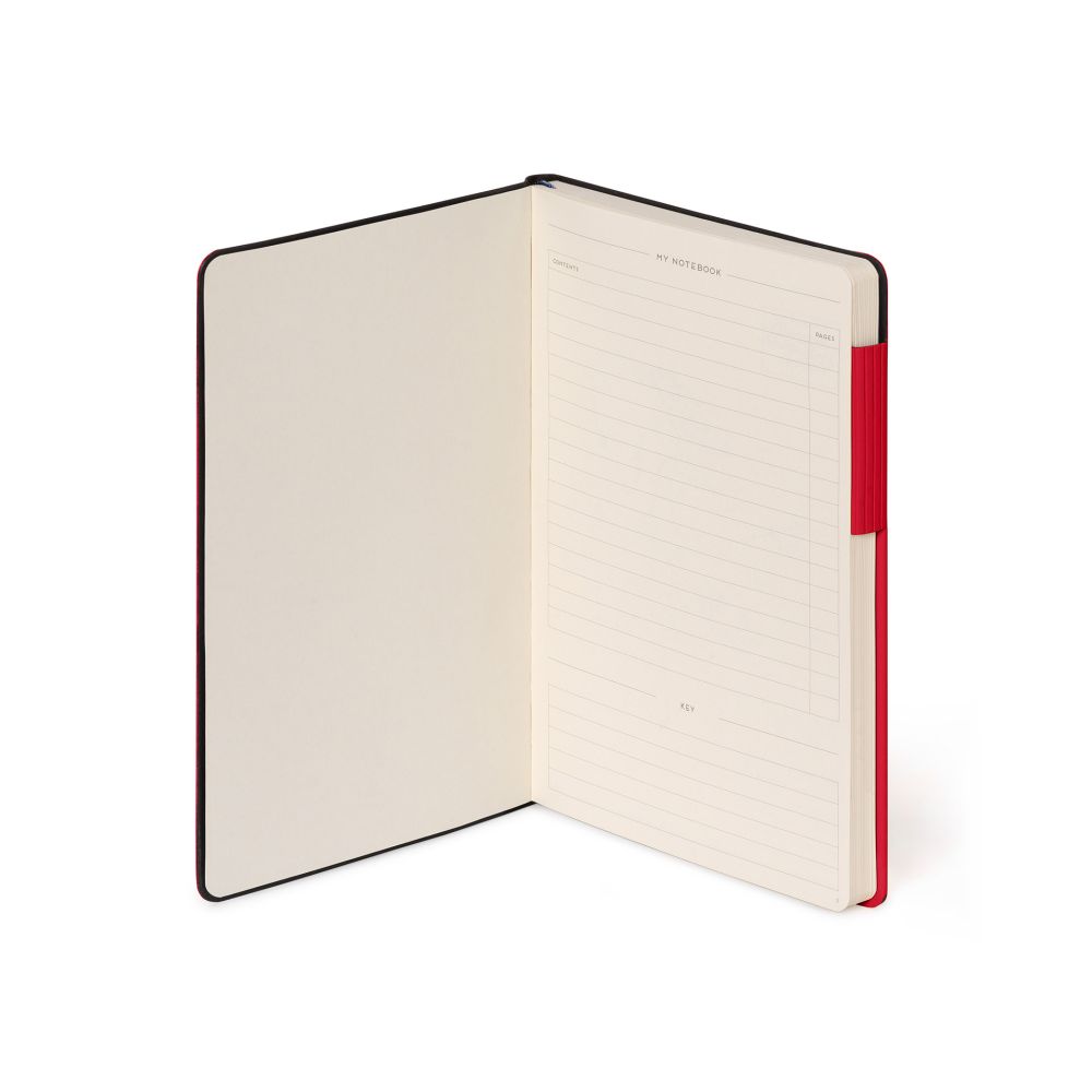 Notesbog, My Notebook, Medium, Linjeret, Red Passion (MYNOT0166) - 7