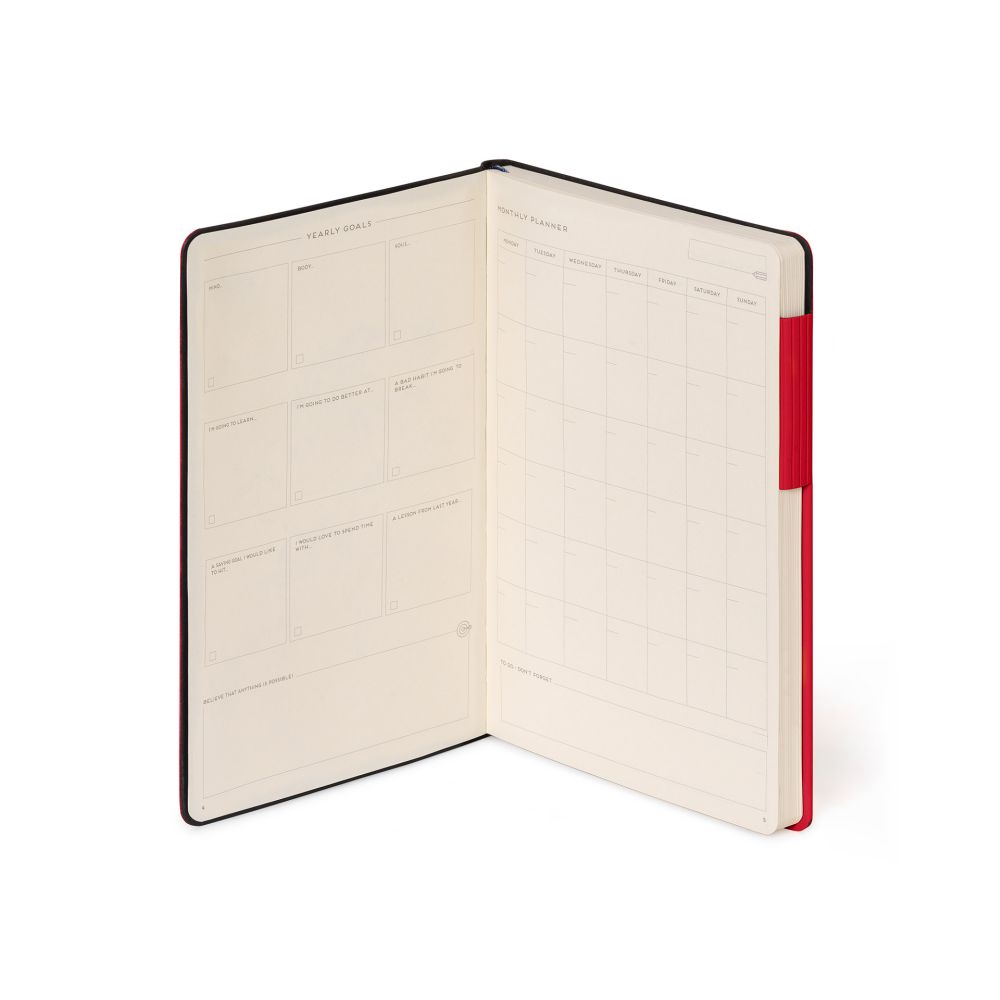 Notesbog, My Notebook, Medium, Linjeret, Red Passion (MYNOT0166) - 3
