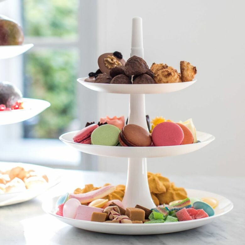 BABELL L, Cake stand, White - 3