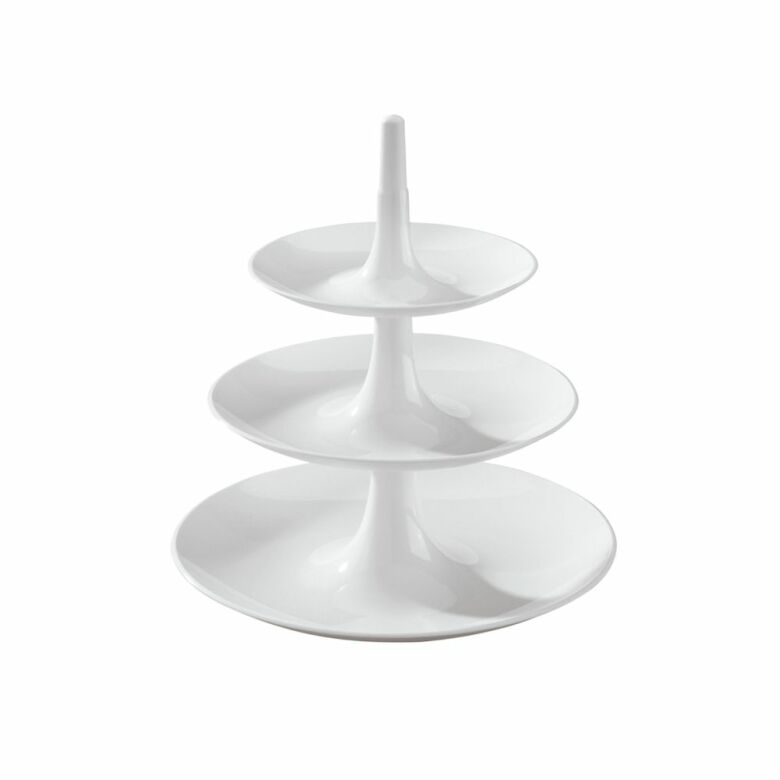 BABELL L, Cake stand, White