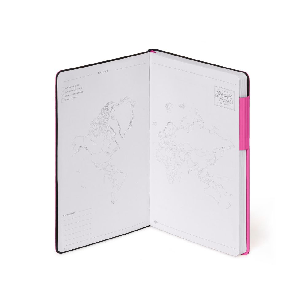 Anteckningsbok, My Notebook, Medium, Dotted, Bougainvillea (MYNOT0233) - 3