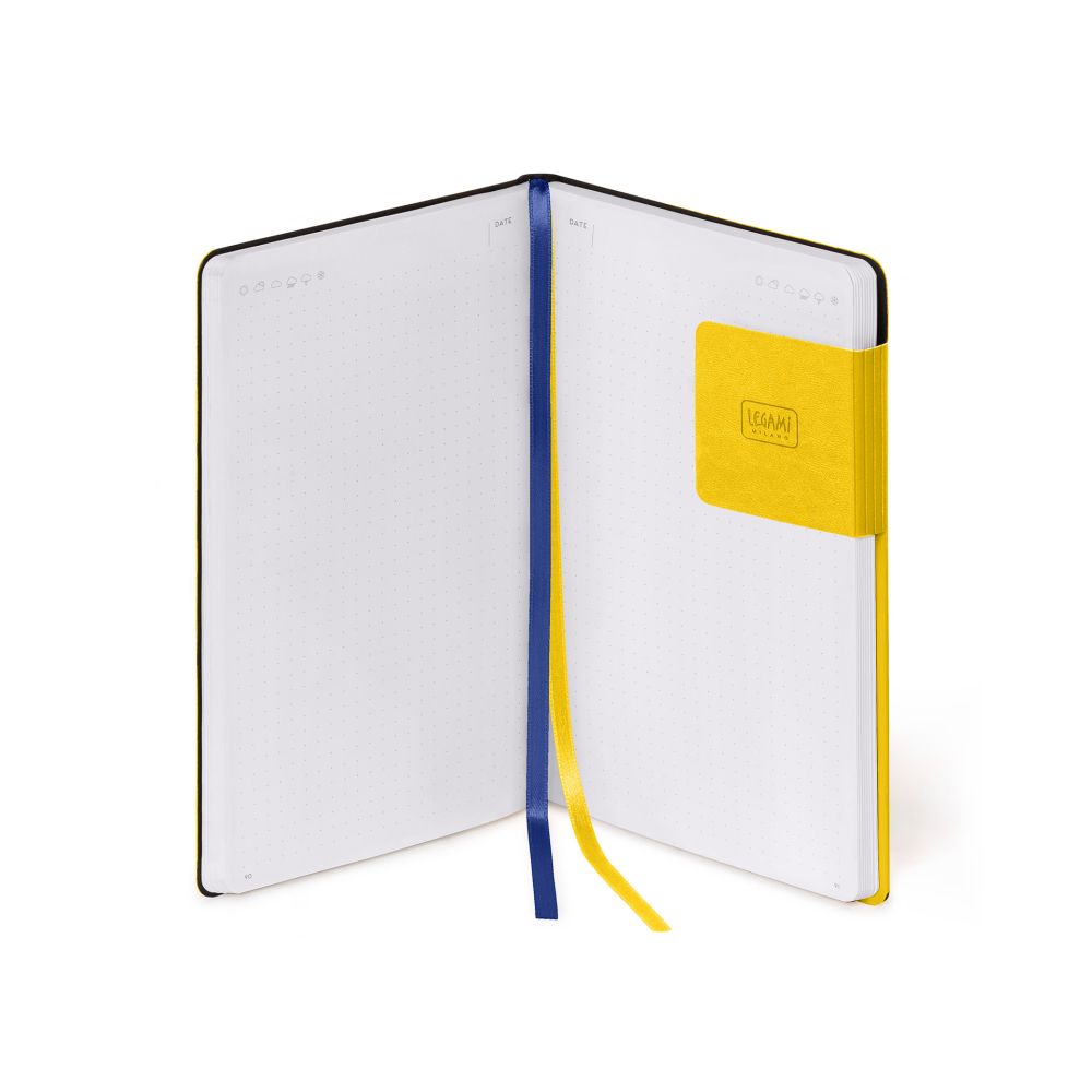 Anteckningsbok, My Notebook, Medium, Dotted, Yellow Fresia (MYNOT0234) - 5