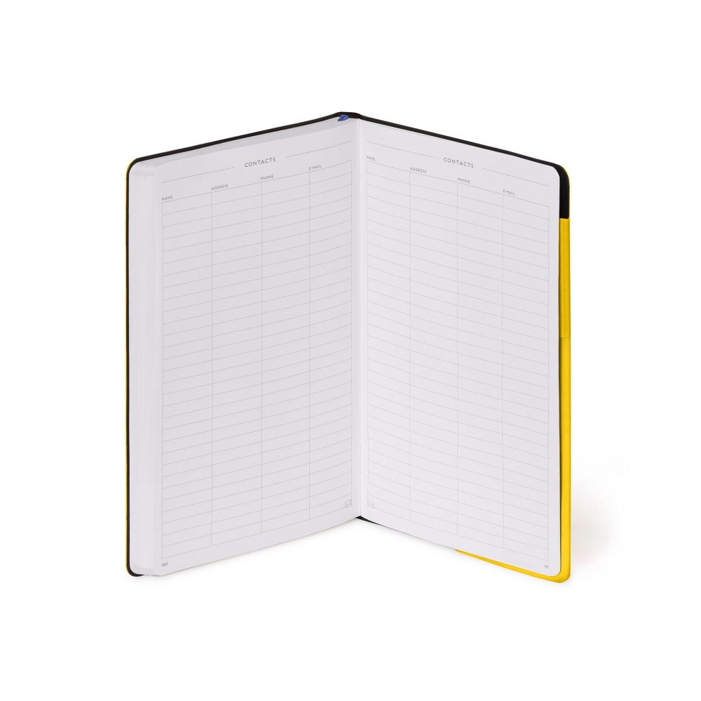 Anteckningsbok, My Notebook, Medium, Dotted, Yellow Fresia (MYNOT0234) - 6