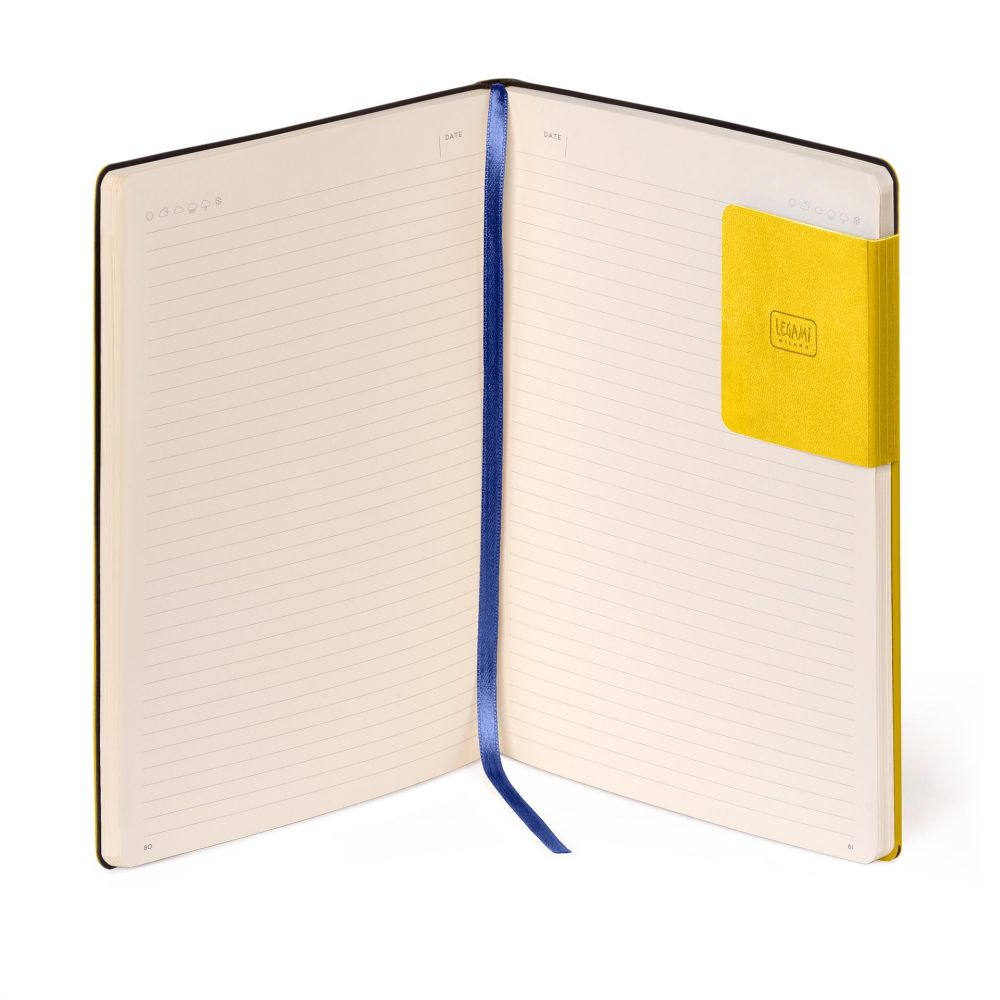 Anteckningsbok, My Notebook, Large, Linjerad, Yellow Fresia (MYNOT0243) - 5