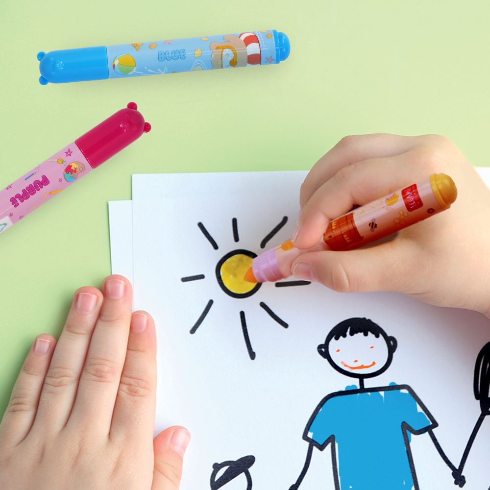 Teddy Friends markers, set med 12 st - 5