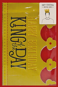 Party Greeting card, King Crown (BG0643)