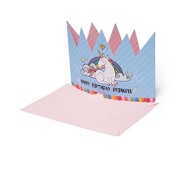 Party Greeting card, Princess Crown (BG0645)