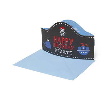 Party Greeting card, Pirate (BG0646)