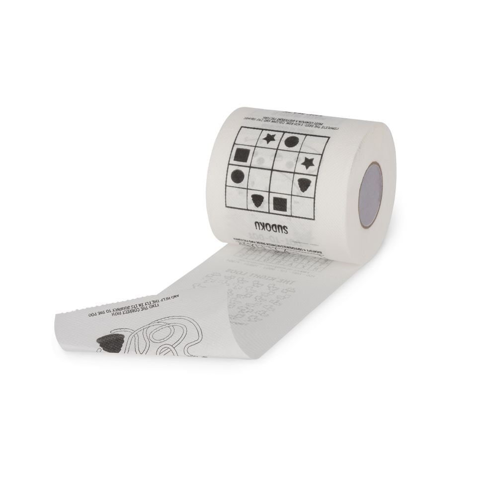 Puzzle, toiletpapirrulle