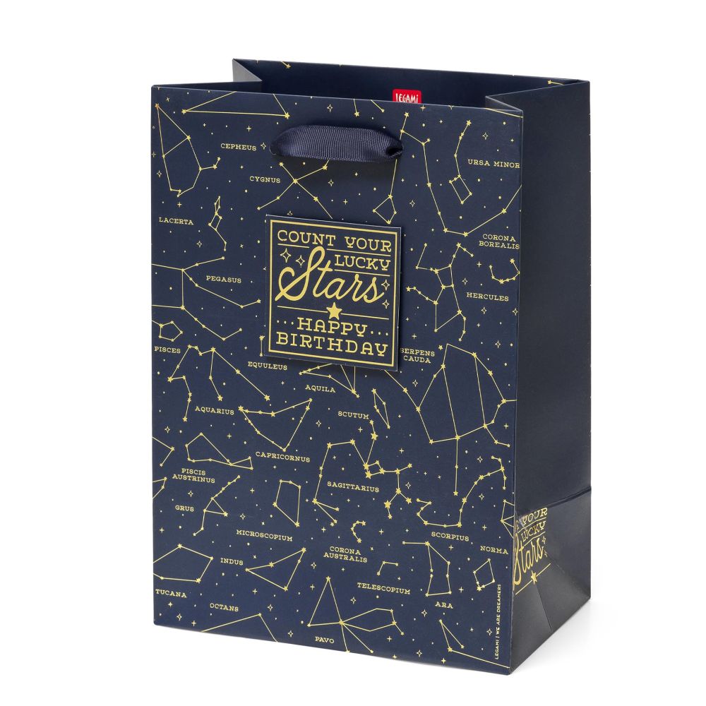 Presentpåse Medium, Stars (GB0589)