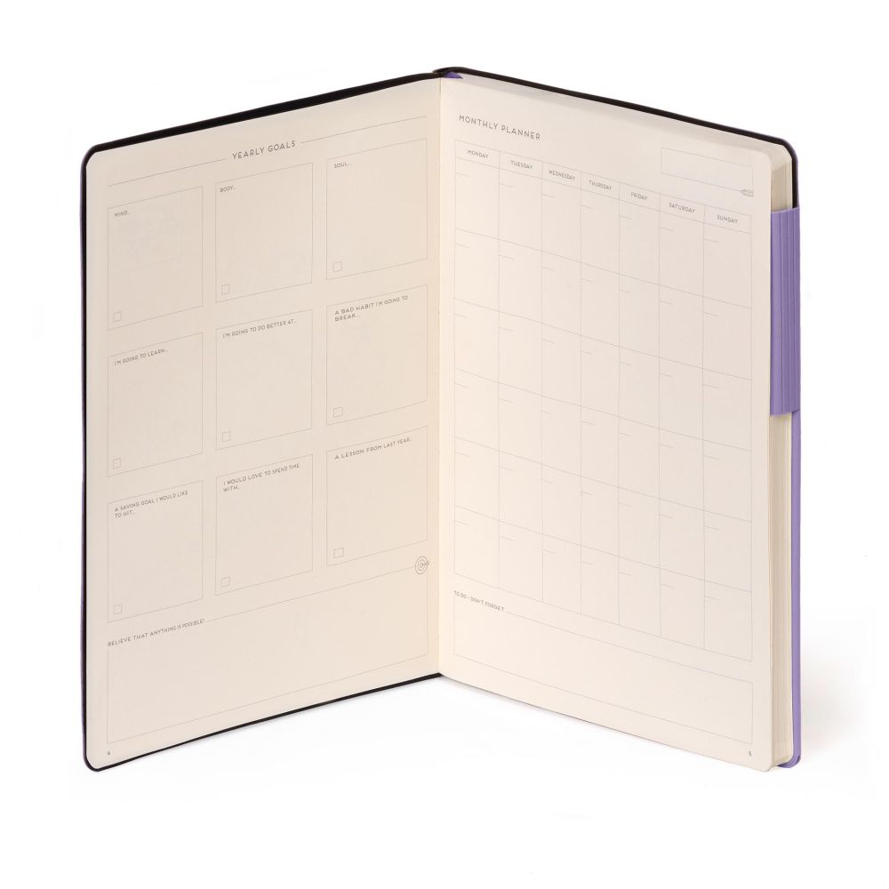 Anteckningsbok, My Notebook, Large, Blank, Lavender (MYNOT0247) - 4