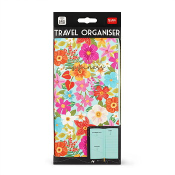 Etui til rejsedokumenter og kreditkort,  Flowers