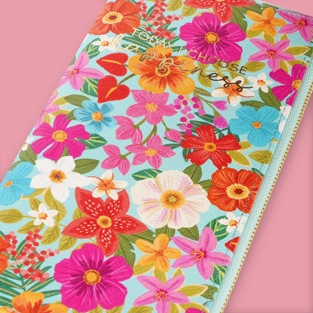 Etui til rejsedokumenter og kreditkort,  Flowers - 6