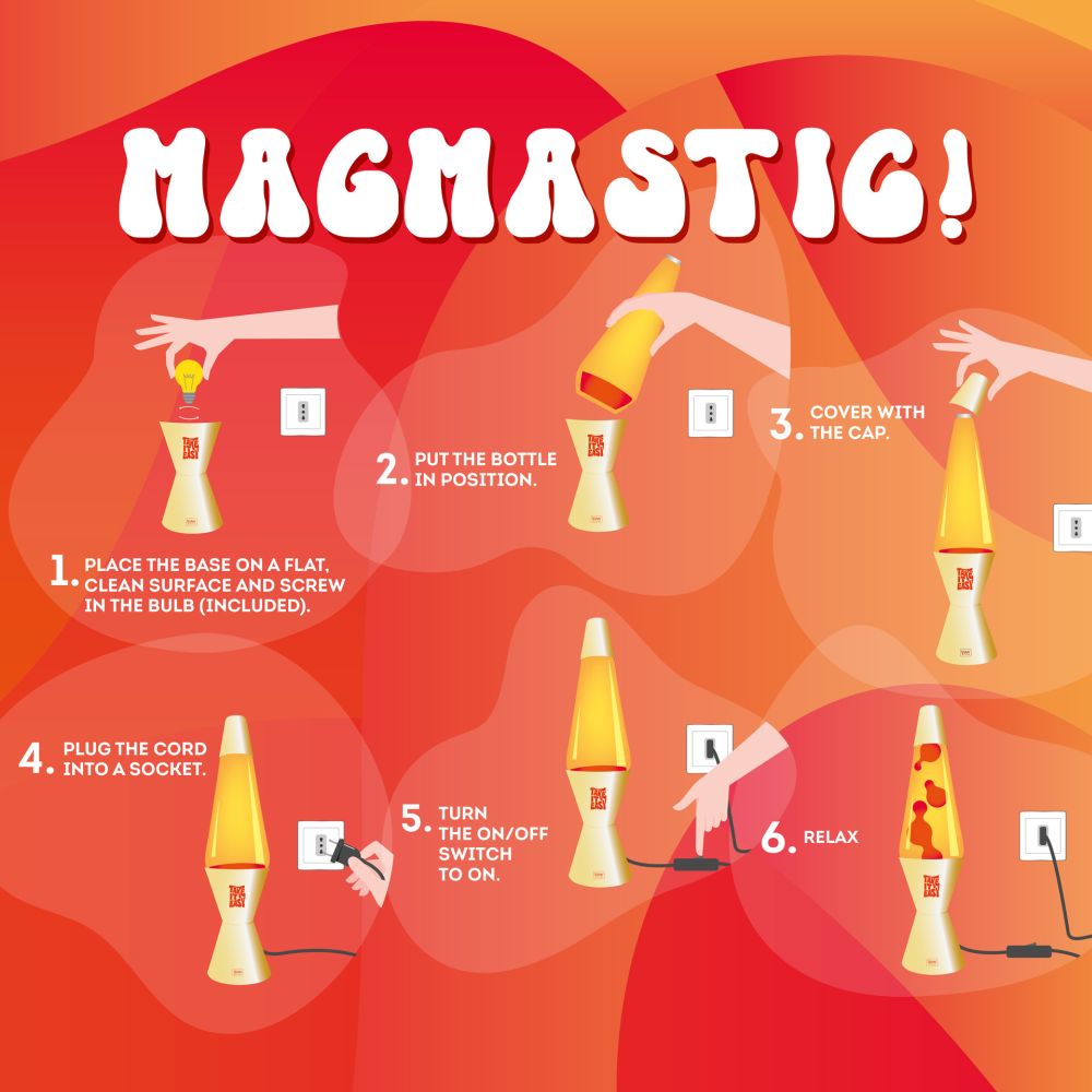 Lavalampe, Magmastic! Gold - 6