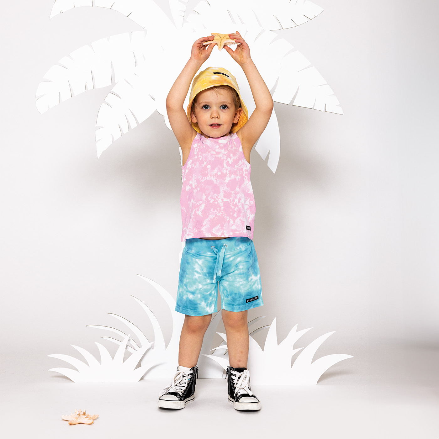 tank top TIE-DYE RASPBERRY - 2