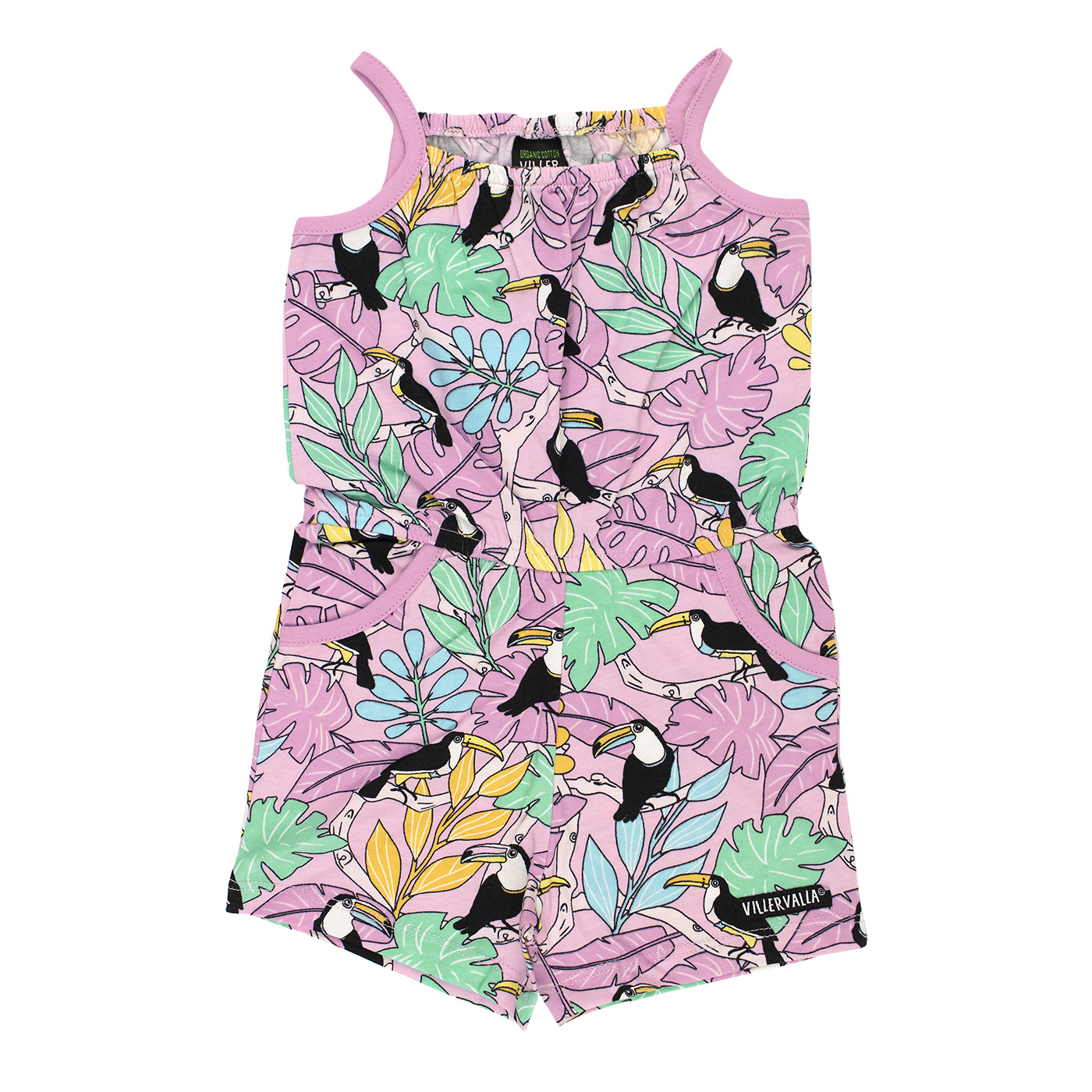 jumpsuit TOUCAN FLAMINGO