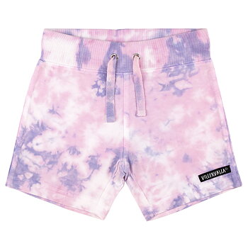 shorts TIE-DYE COLLEGE WEAR LAVENDER/RASPBERRY