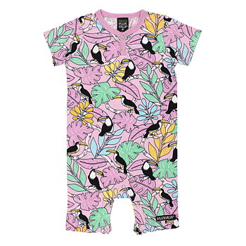 summer suit TOUCAN FLAMINGO