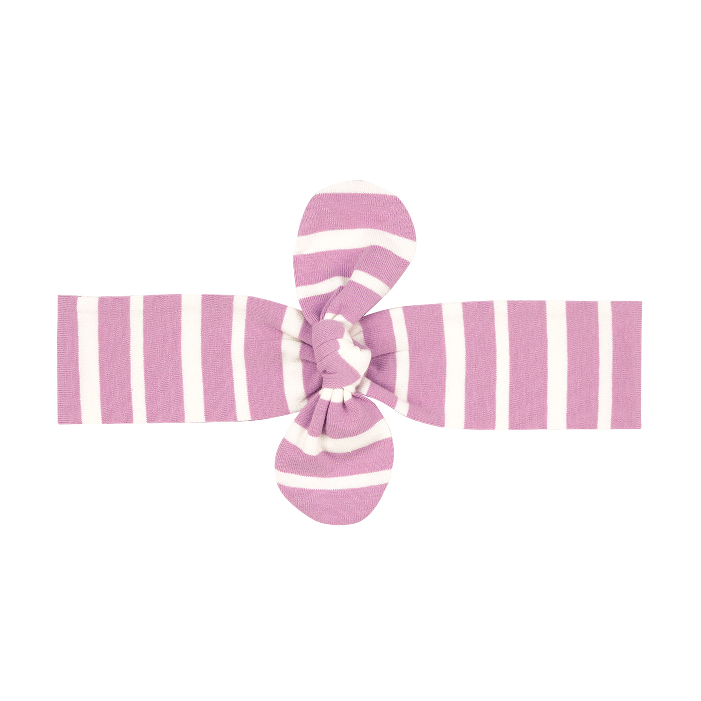 headband with knot STRIPES FLAMINGO