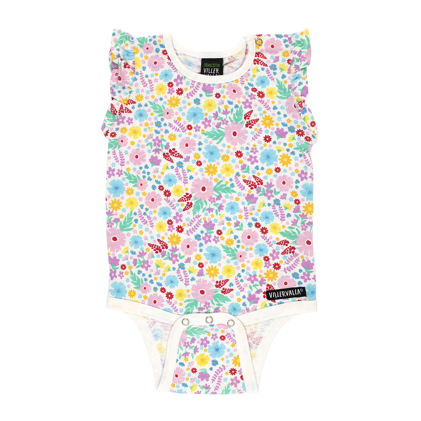 body with ruffles MEADOW FLOWERS