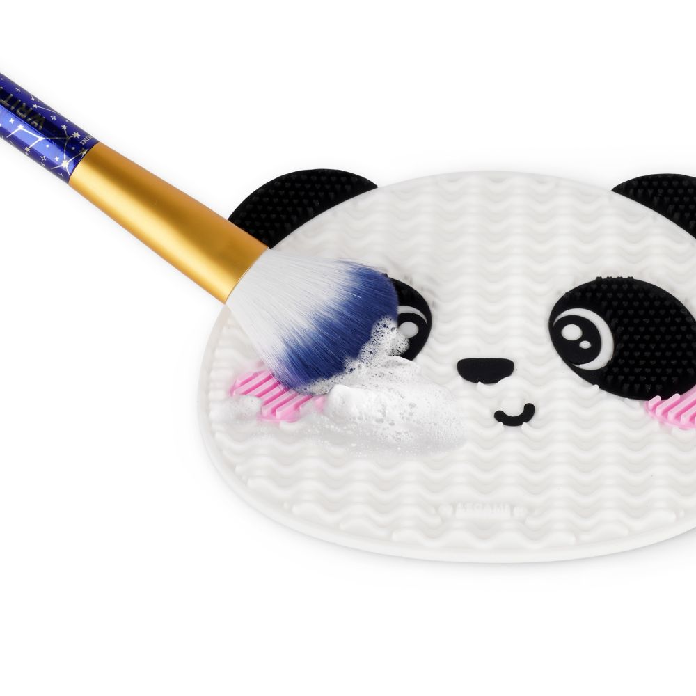 Rengöringsdyna för makeup-borstar, Panda