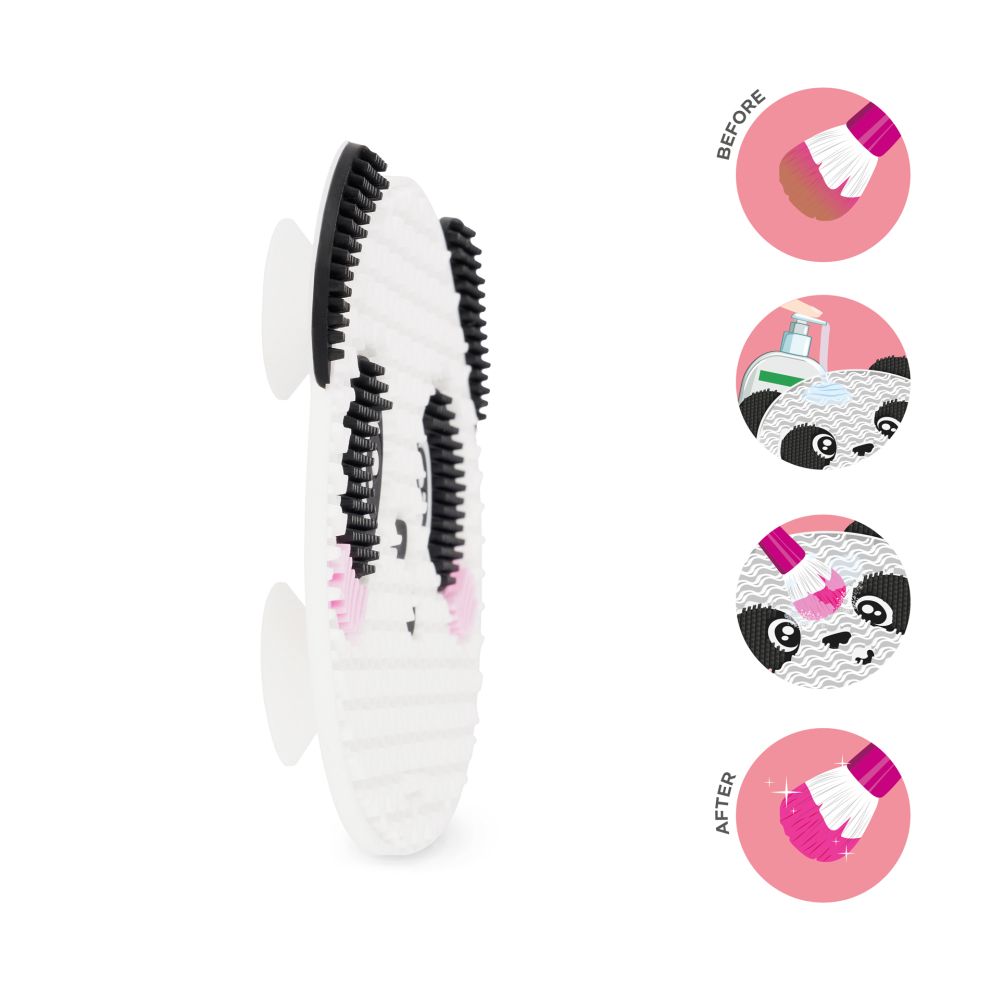 Rengöringsdyna för makeup-borstar, Panda - 5