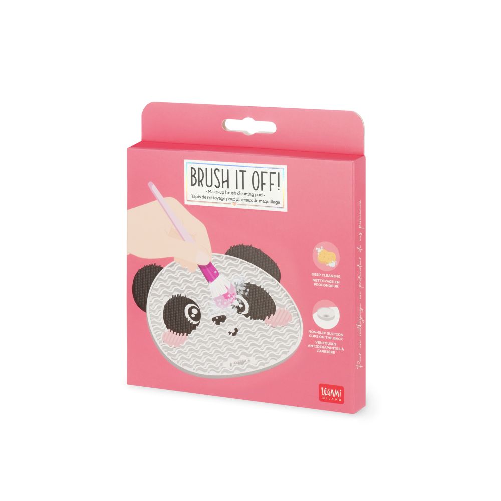 Rengöringsdyna för makeup-borstar, Panda - 2