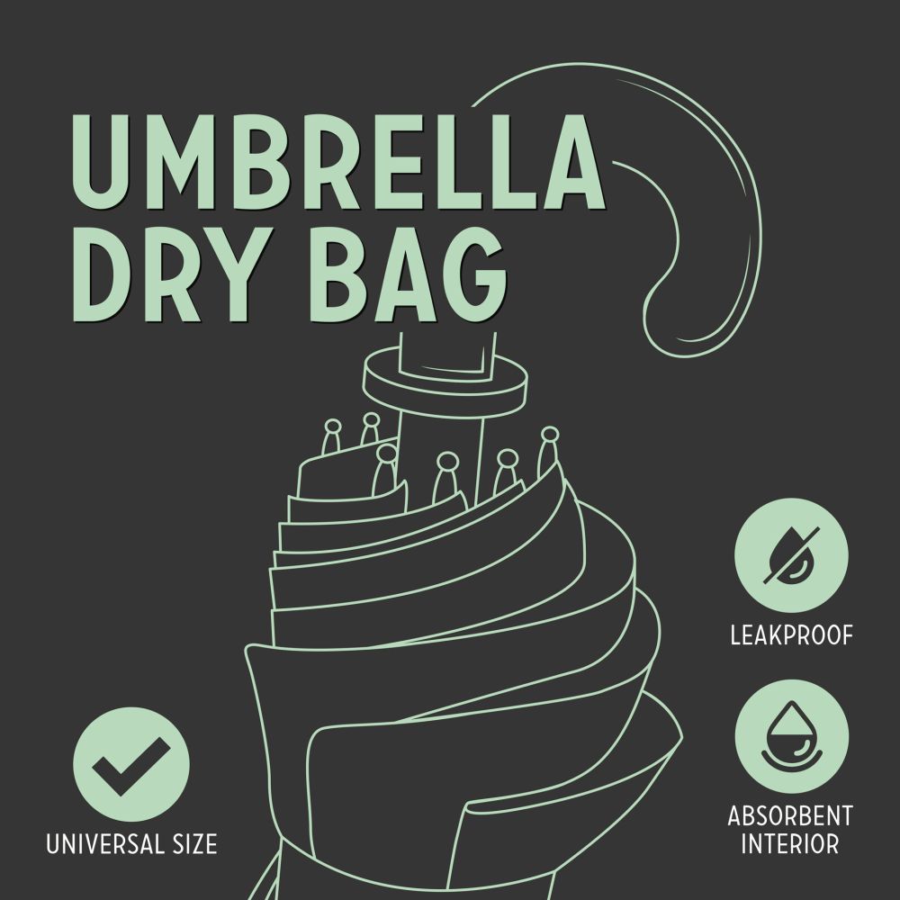 Dry bag/Torrpåse för paraply, Travel - 7