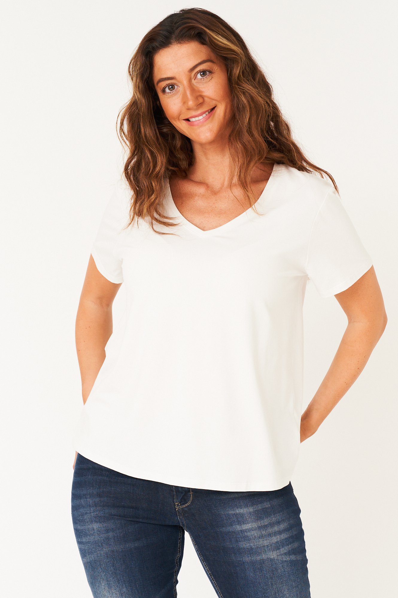 Violetta top  oyster - 2