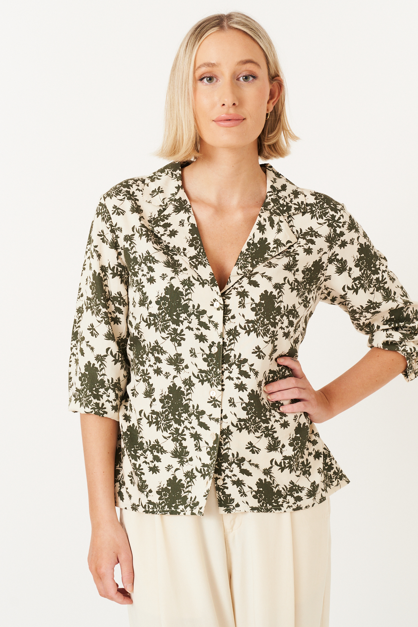 Tilly blouse  kakhi - 3