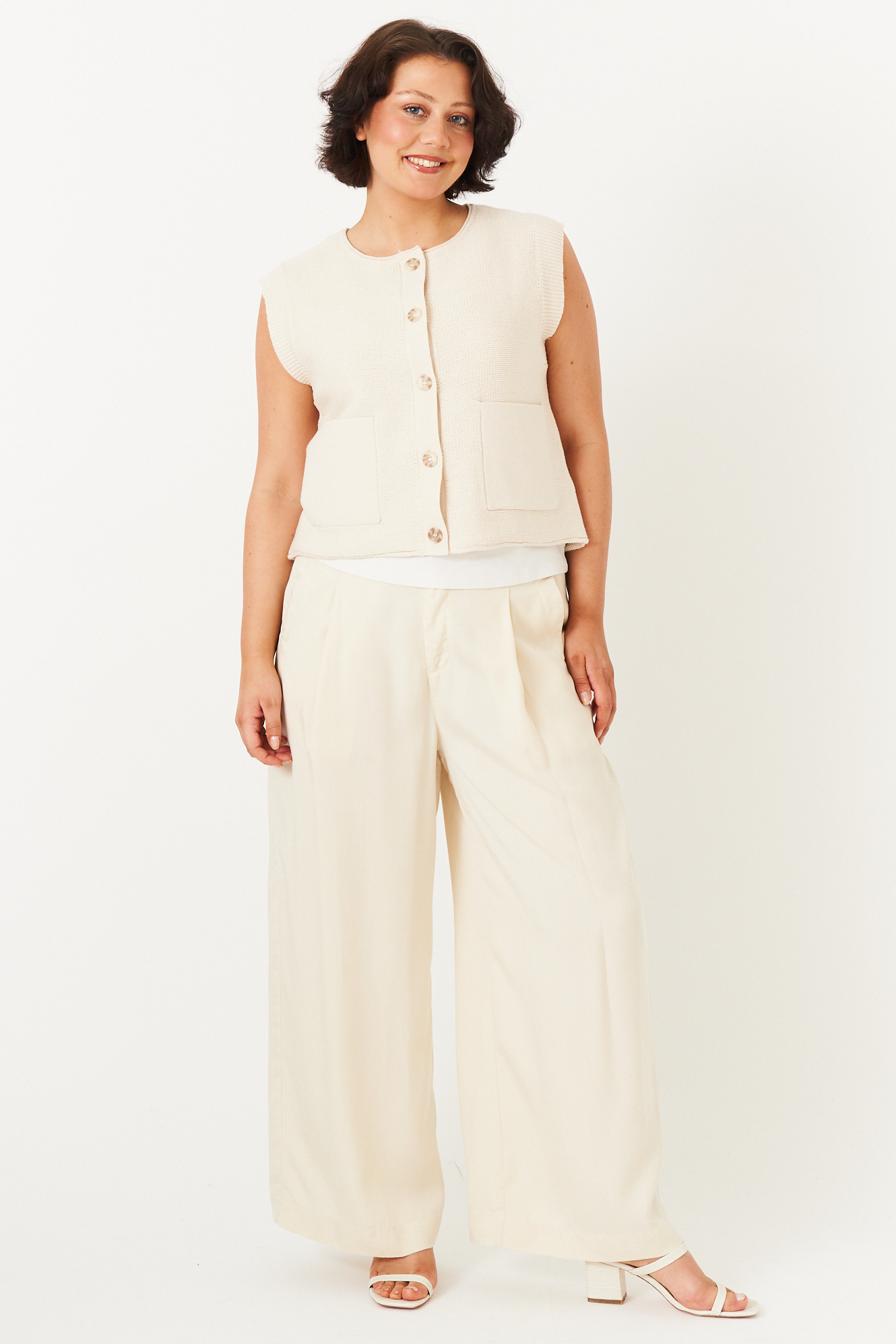 Tonja trouser  vanilla