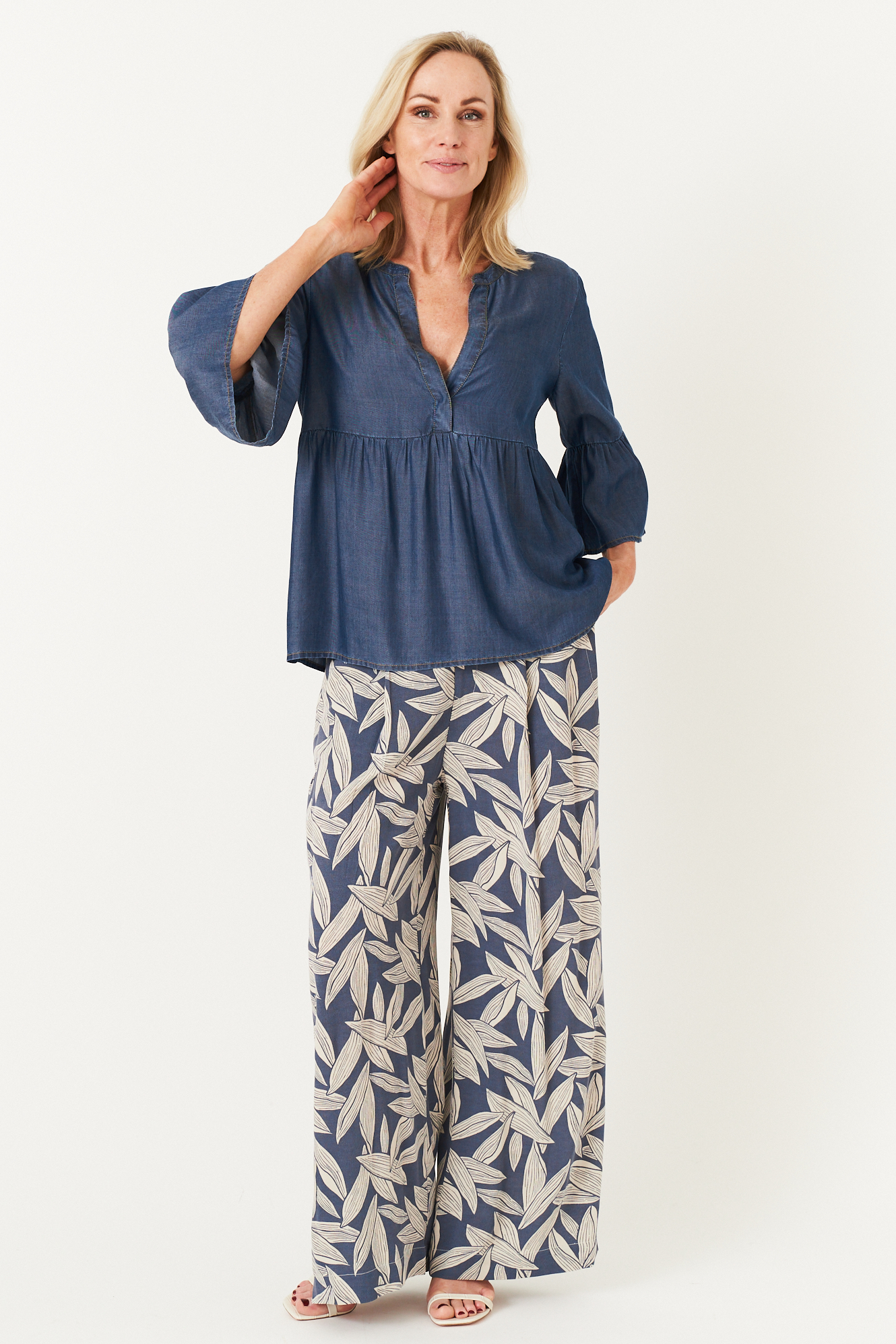 Tinja shirt  dk. denim - 2