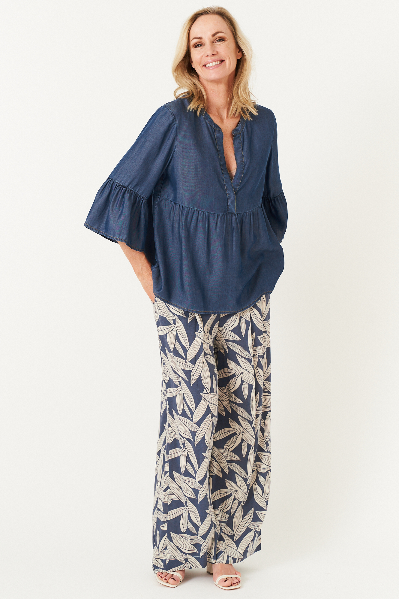 Tinja shirt  dk. denim - 3
