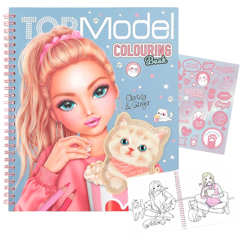 TOPModel Målarbok Cutie Star