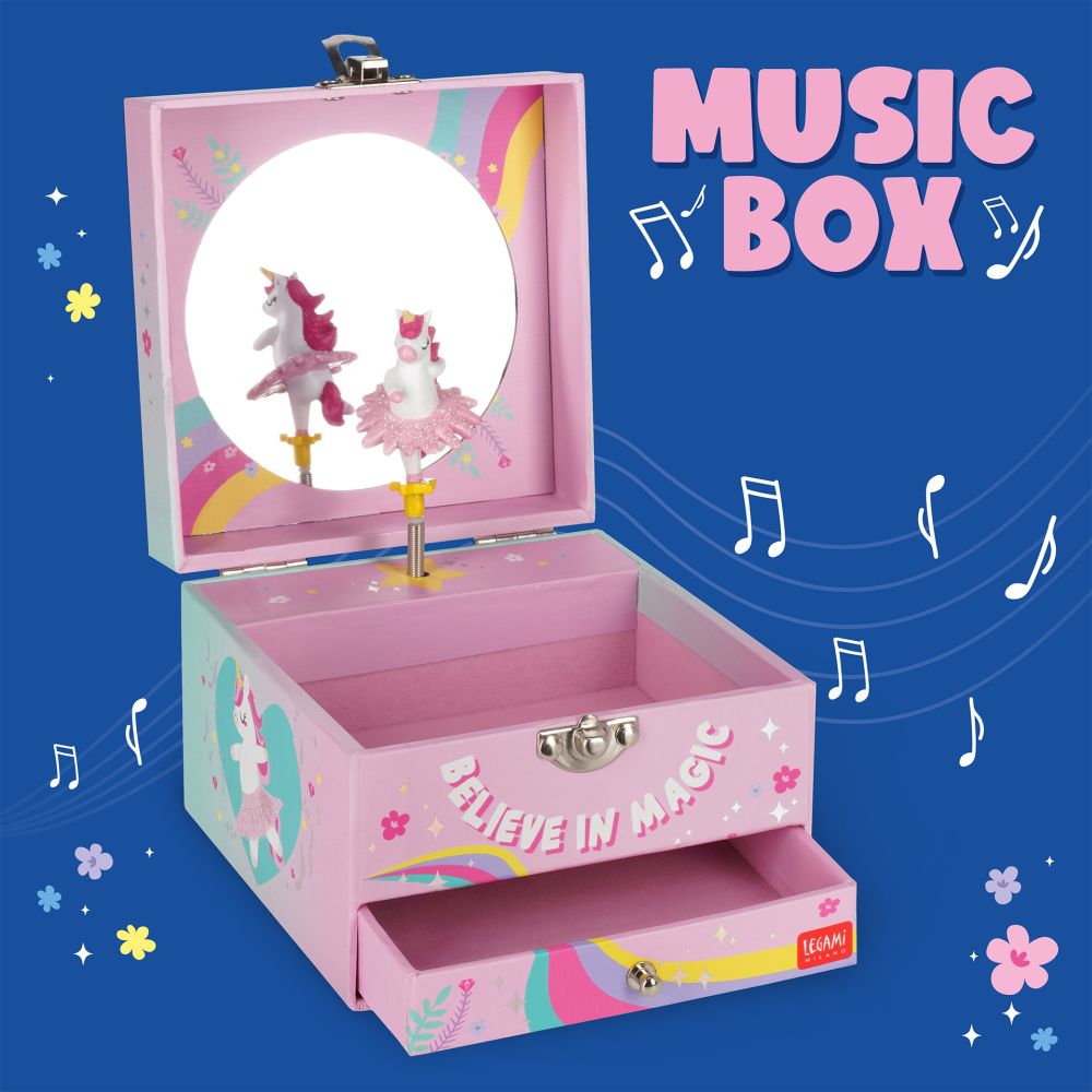 Musical jewellery Box, Unicorn