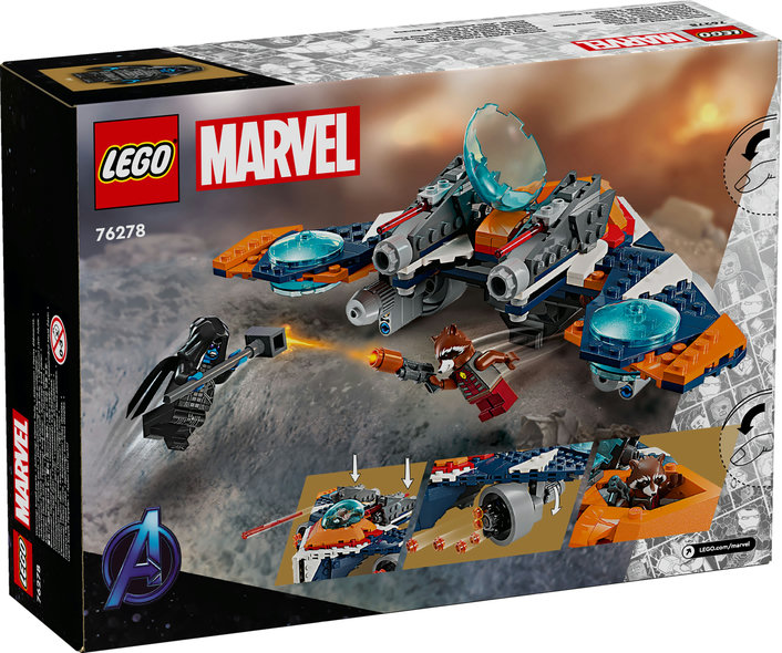 LEGO 76278 Rocket's Warbird vs. Ronan Marvel - Robbis Hobby Shop