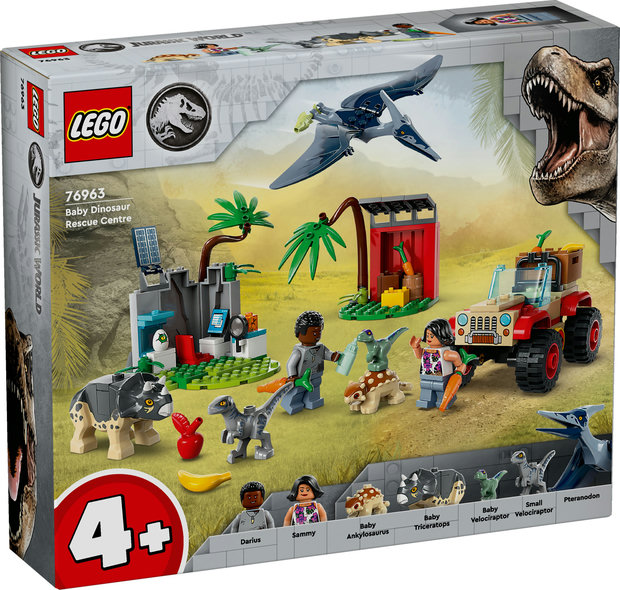 LEGO 76963 Baby Dinosaur Rescue Center Jurassic World - Robbis Hobby Shop