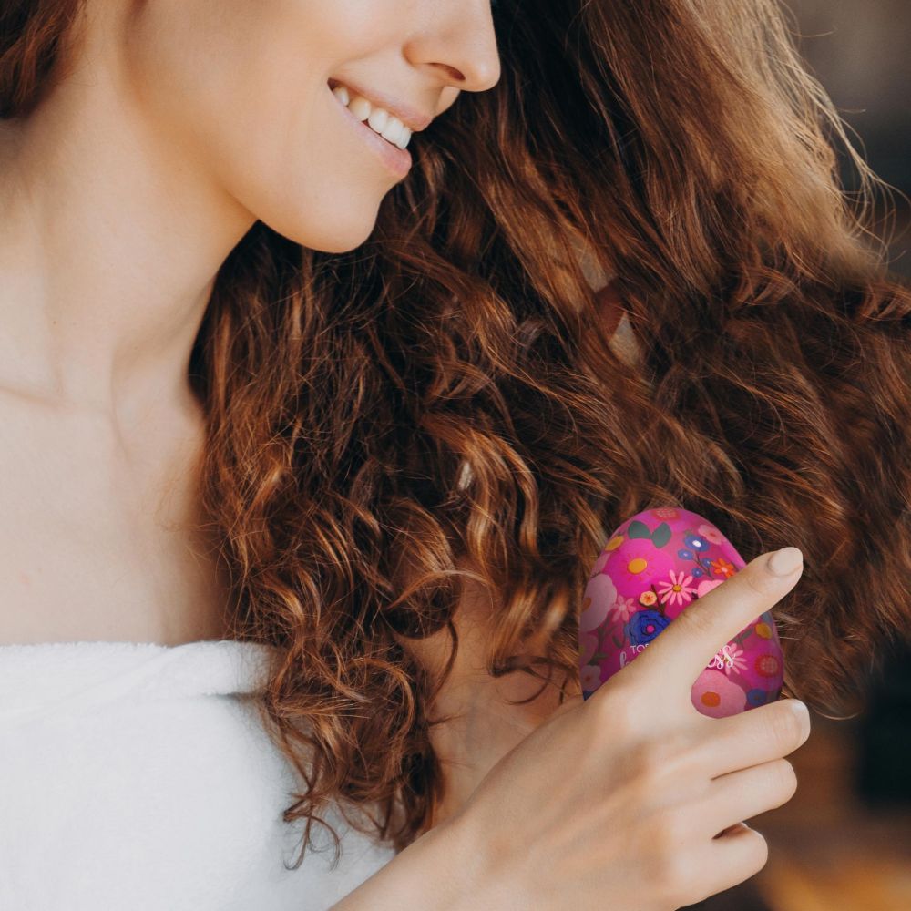 Amazing Hair, detangling hairbrush, Flowers - 4