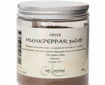 Munkpeppar pulver 100g Crearome
