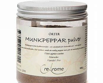Munkpeppar pulver 100g Crearome